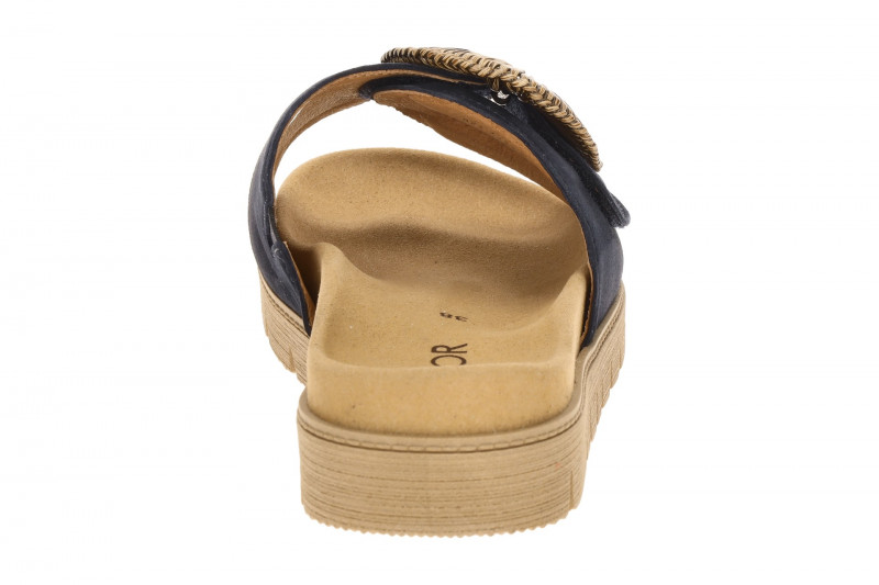 Gabor Pantolette dunkelblau Velour 83.742.16