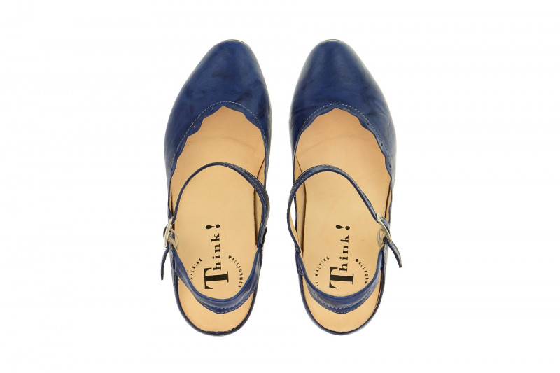 Think Aida Sling Pumps capri blau 4-84247-84