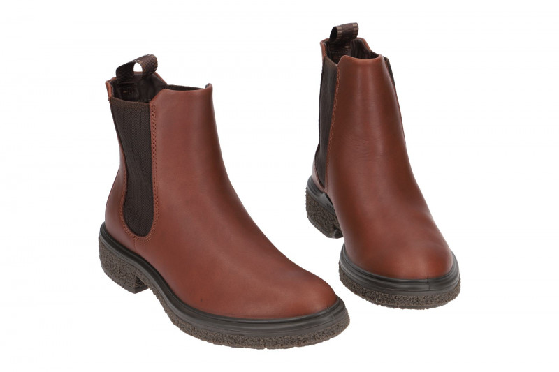 Ecco CrepeTray Damen Stiefelette braun