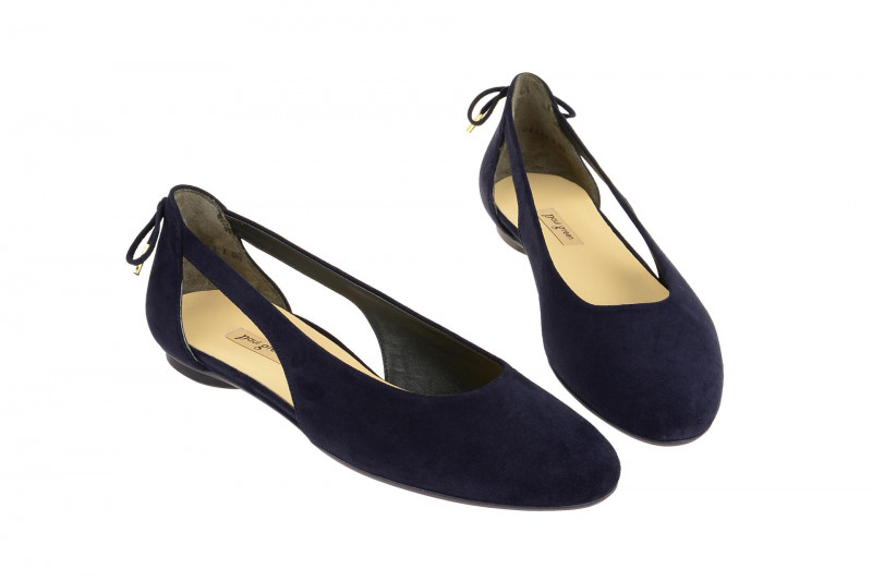 Paul Green Ballerina Schuhe blau 3553-012