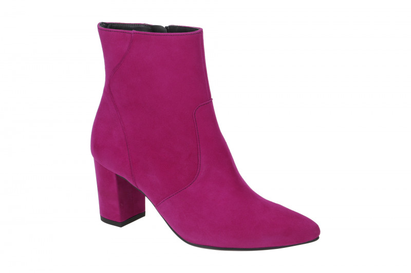 Paul Green 8050 Stiefelette Ankle Boots lila viola Samtvelour