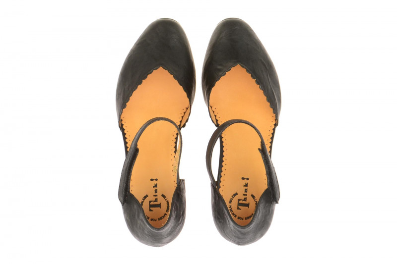 Think Aida 10 Riemchen Pumps schwarz