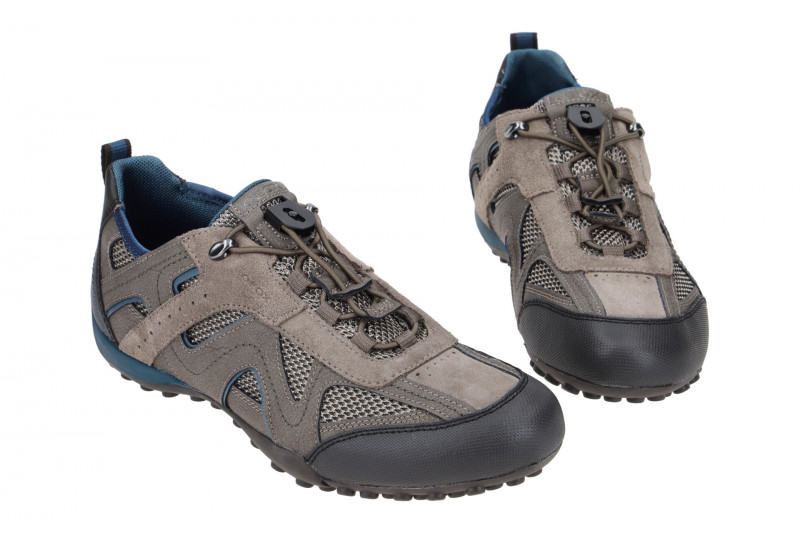 Geox Snake Sneaker Schuhe dunkelgrau U4207J