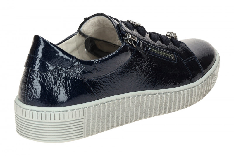 Gabor Schuhe Sneaker blau dark-blue Lack 73.339.96