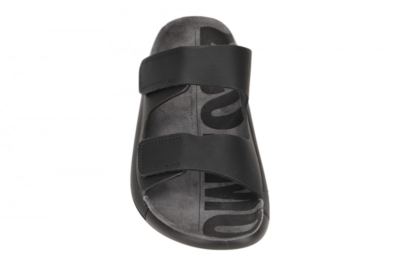 Ecco Cozmo Pantolette schwarz 2fach Klett 206823