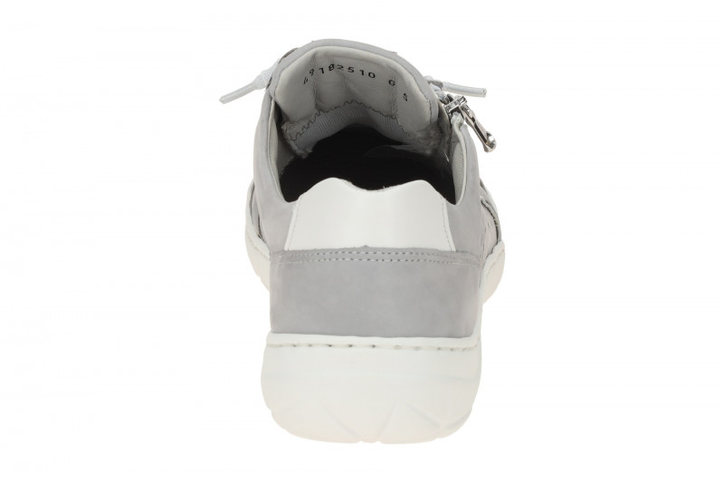 Waldläufer Milena Schuhe grau K-Weite perforiert 612005