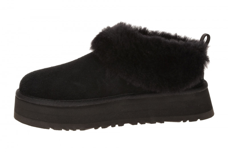 UGG Tazzele Boots Plateau Slipper schwarz Warmfutter