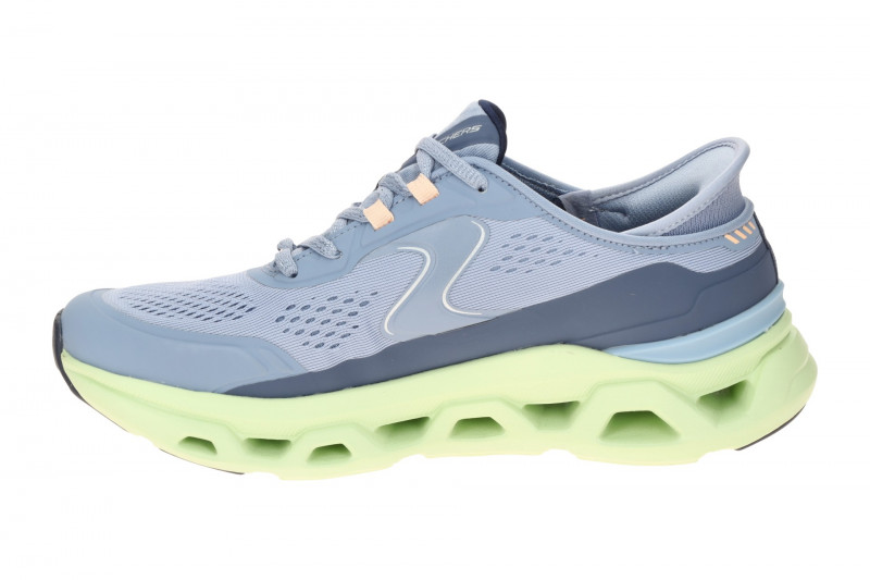 Skechers Glide Step Schuhe blau grün Damen Slip-Ins 150510