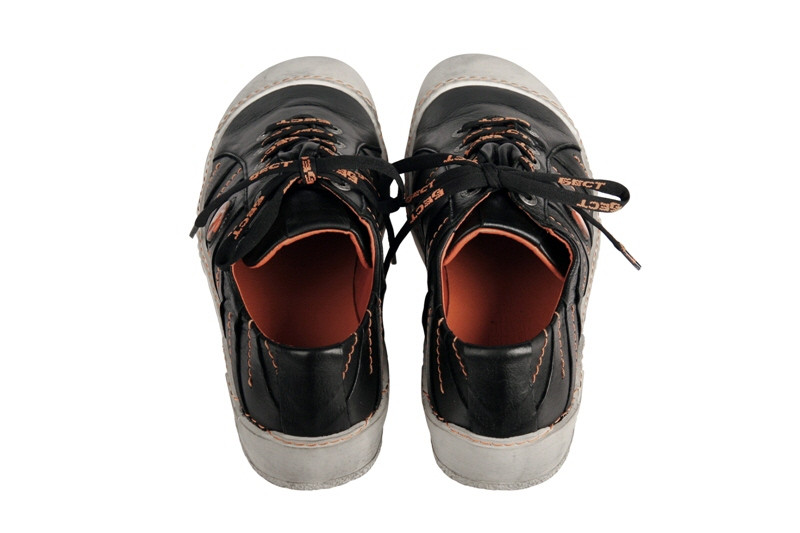 Eject Puzzle Schuhe in schwarz E-12359-V3