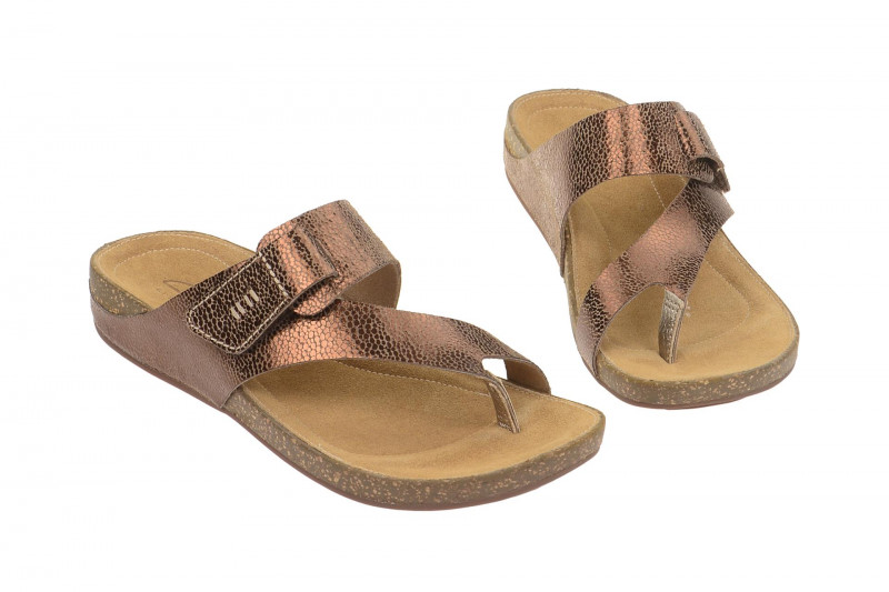 Clarks Perri Coast Pantolette bronze metallic 26105891