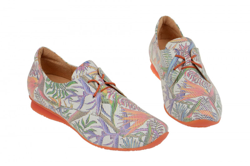 Think Chilli Schuhe weiß Blumen 0-80100-97