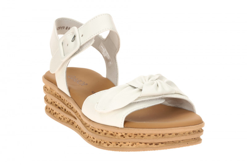 Gabor Plateau Sandalen weiß Nappa 84.553.20