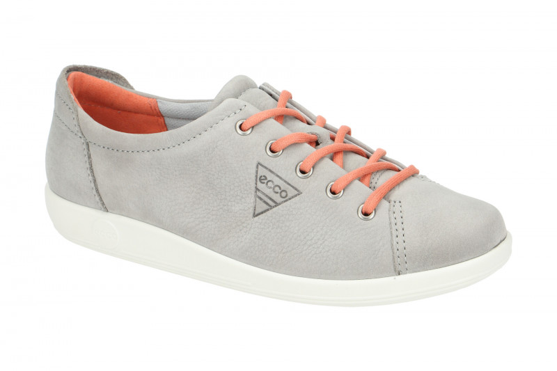 Ecco Soft 2 Schuhe grau rosa