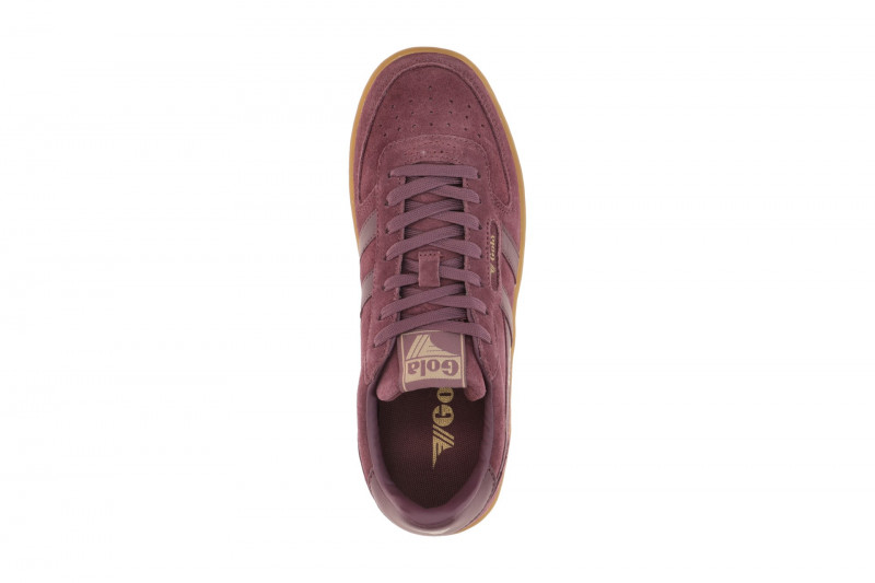 Gola Hawk Suede Schuhe Sneakers rot wine Damen CLB571