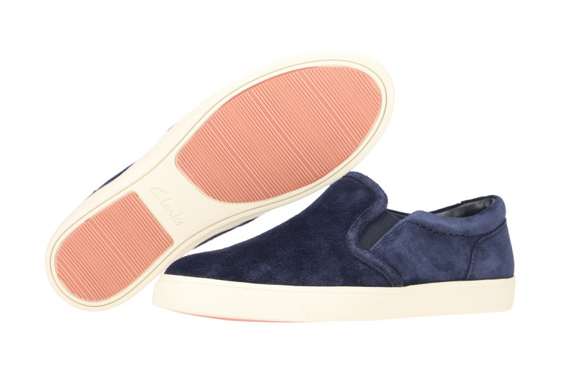 Clarks Glove Puppet Schuhe blau navy