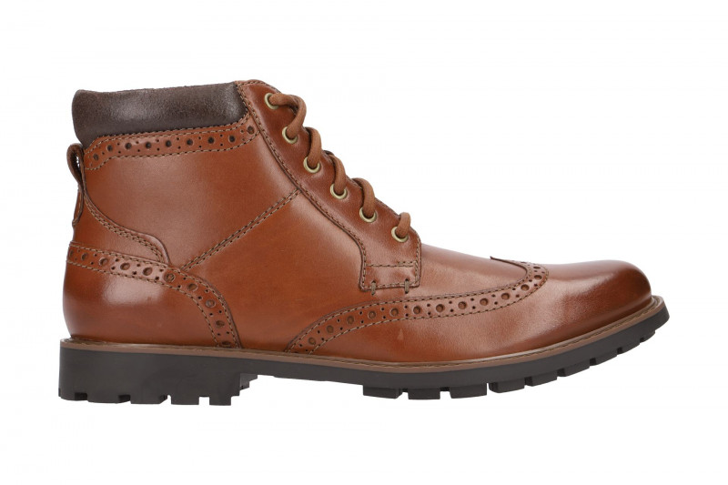 Clarks Curington Rise Stiefel braun