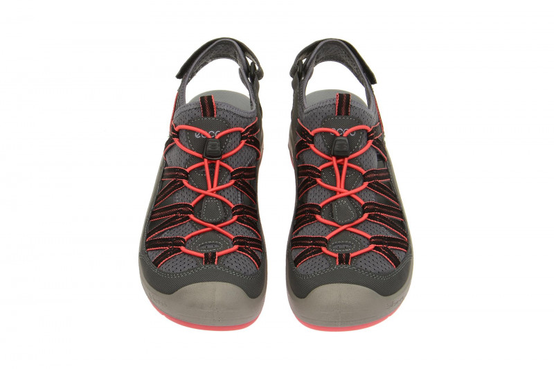 Ecco Biom Delta Sandale grau pink