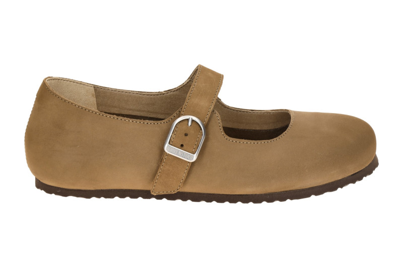 Birkenstock Santa Clarita Schuhe Mary-Jane braun tea SCHMAL 1031613