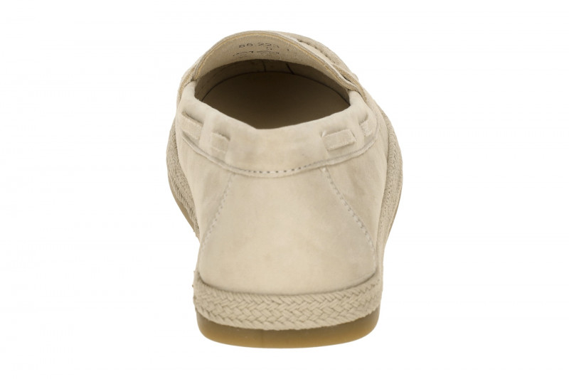 Gabor Slipper Mokassin beige Bootsschuh 85.223.12