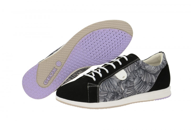 Geox Avery Schuhe schwarz grau D62H5A 0ANLT C0060