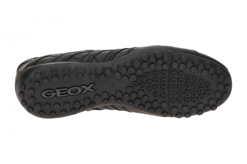 Geox Snake Schuhe schwarz Glattleder U55MNB