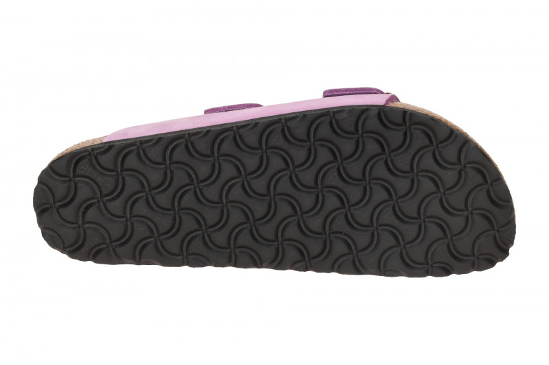 Birkenstock Arizona BS Pantolette lila crocus Nubuk SCHMAL 1028024