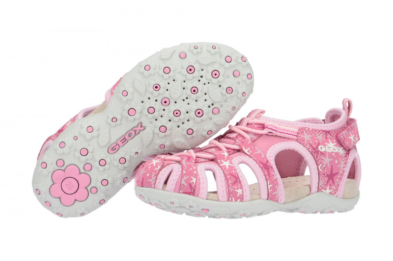 Geox Mädchen Klett Sandale pink rosa
