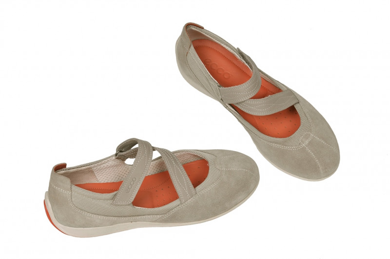 Ecco Glow Schuhe in moon rock hellgrau Slipper 24802355294