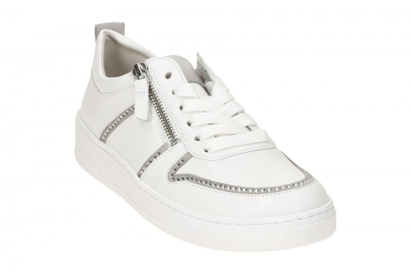 Gabor Schuhe Sneakers weiß Strass 43.341.21