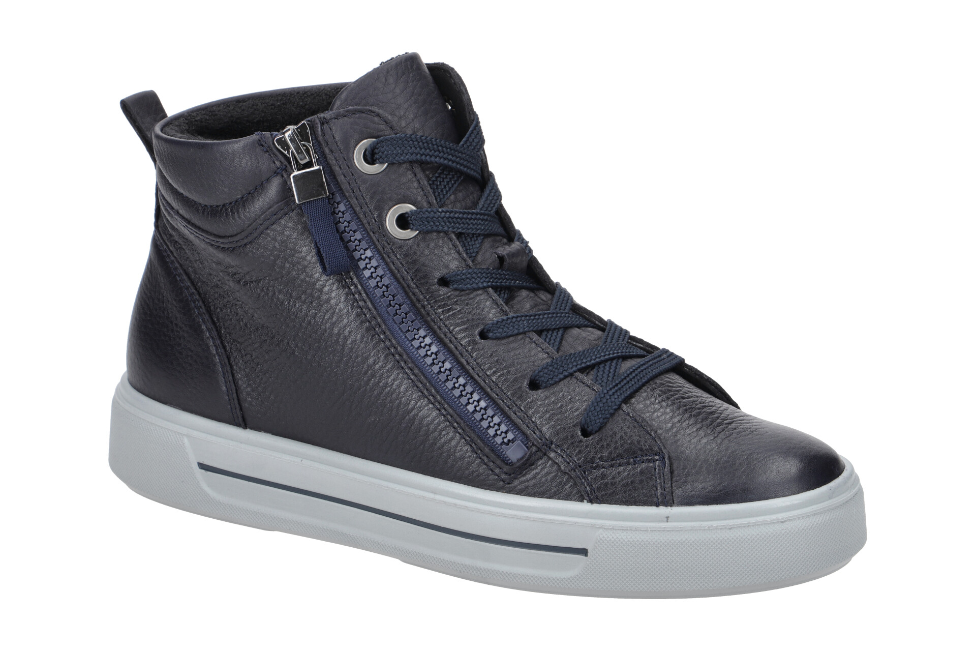 ARA Courtyard Scarpe Da Ginnastica Donna - Pelle Liscia Con Tecnologia HighSoft E Fodera In Bambù - Larga Per Piedi Comodi