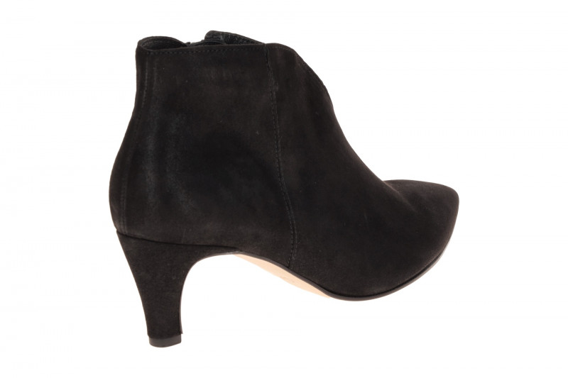 Gabor Stiefelette schwarz V-Schnitt High-Heels 8017.01.006