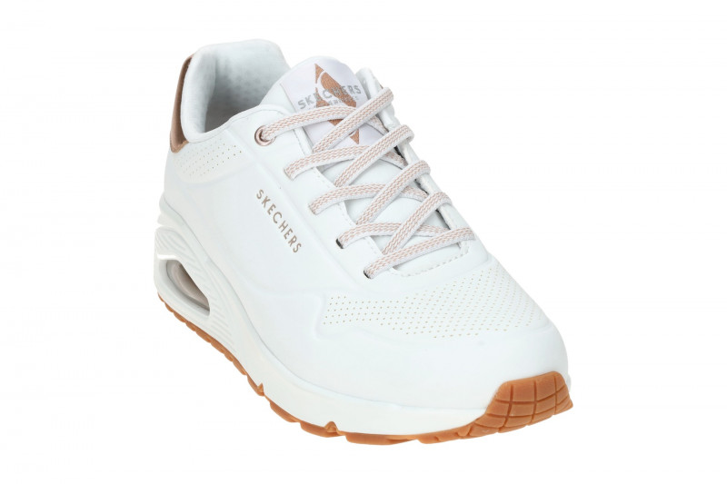 Skechers Uno Schuhe Slipper weiß Damen Sneakers 155196