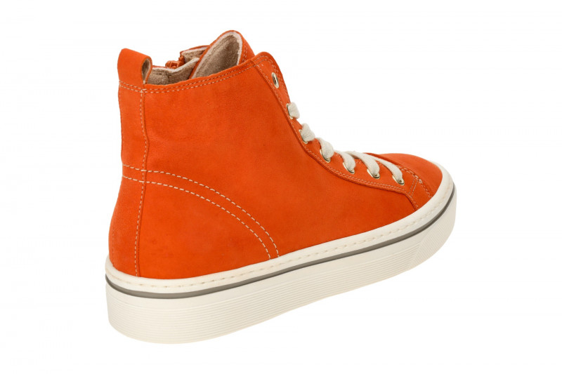 Gabor Mid Sneakers Stiefelette orange Velour 43.160.13