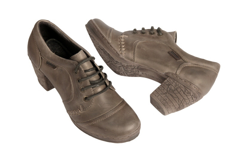 Pikolinos 839-8666F Schnür- Pumps kahki grau