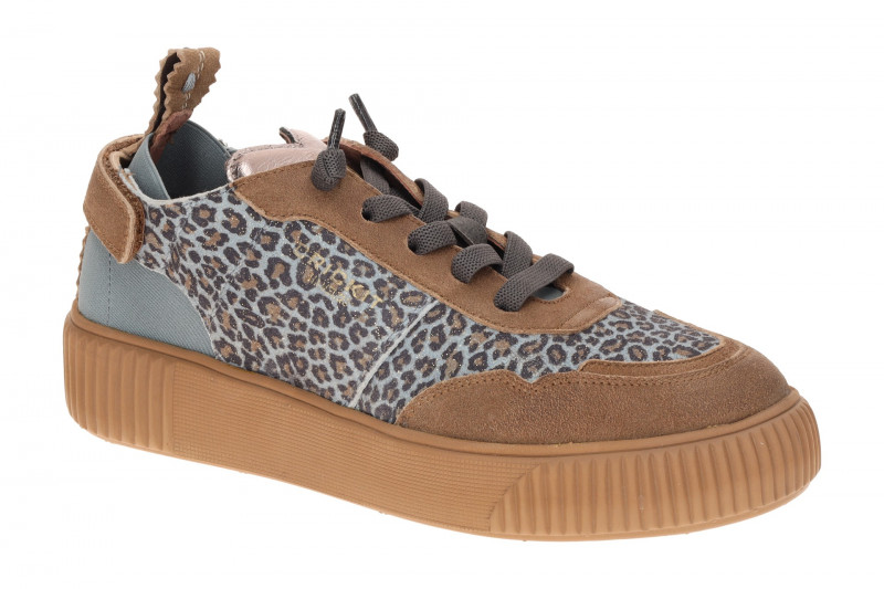 CRICKIT Paria Leo Stretch Sneaker blau braun