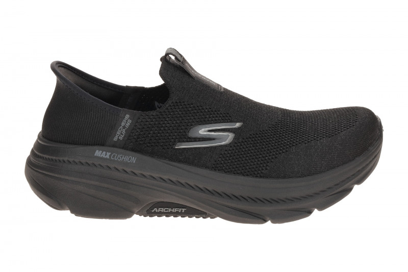 Skechers MAX CUSHIONING Schuhe schwarz Arch Fit SLIP-INs 128945