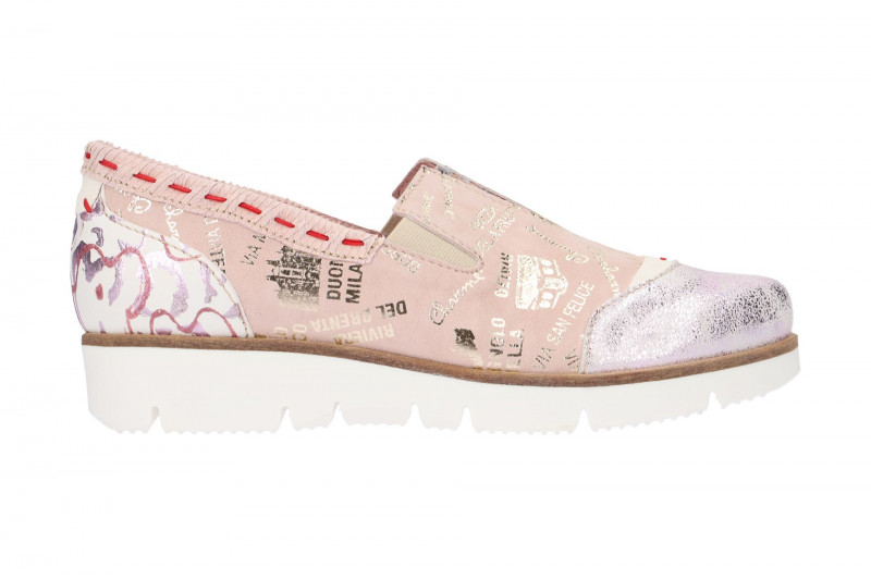 Charme Schuhe Slipper rosa kombi 6001P