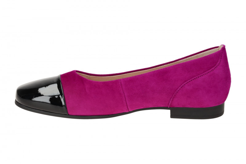 Gabor Schuhe Ballerina pink schwarz 51.351.61
