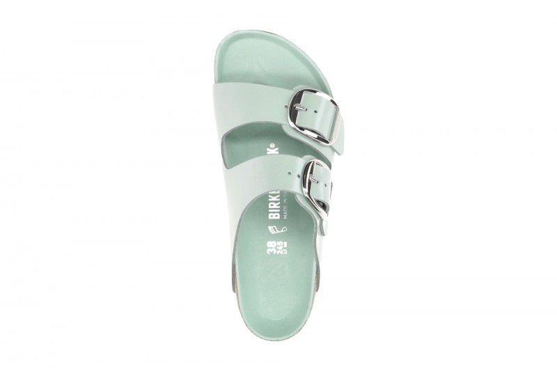Birkenstock Arizona Big Buckle Pantolette surf grün Normal-Weit 1026489
