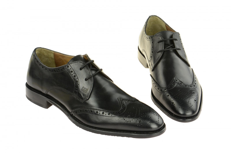 Gordon & Bros Mirco Schuhe schwarz Budapester