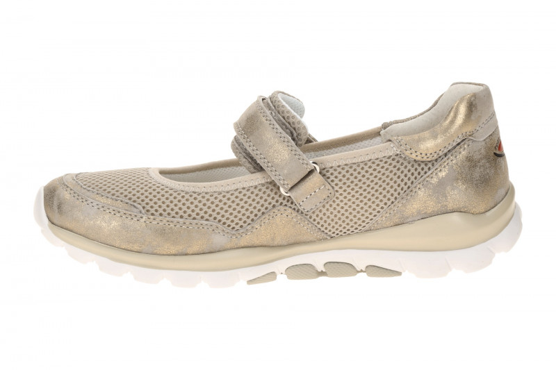 Gabor RollingSoft Schuhe Mary-Jane grau gold 86.961.95