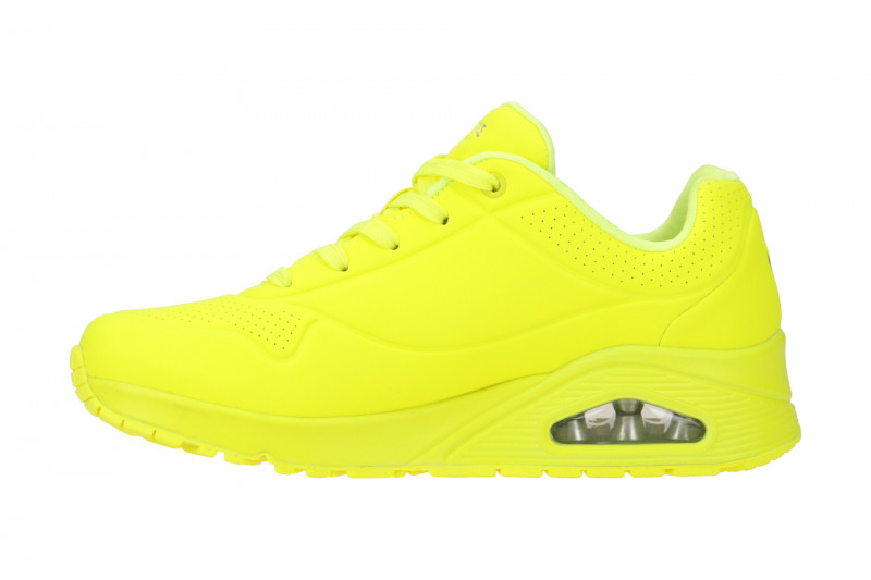 Skechers Uno Schuhe neon gelb Damen Sneakers 73667