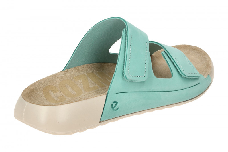 Ecco Cozmo Pantolette hellblau 2fach Klett 206823