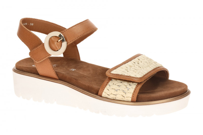 ara Bilbao Sandale braun Nappa Bast 12-33519