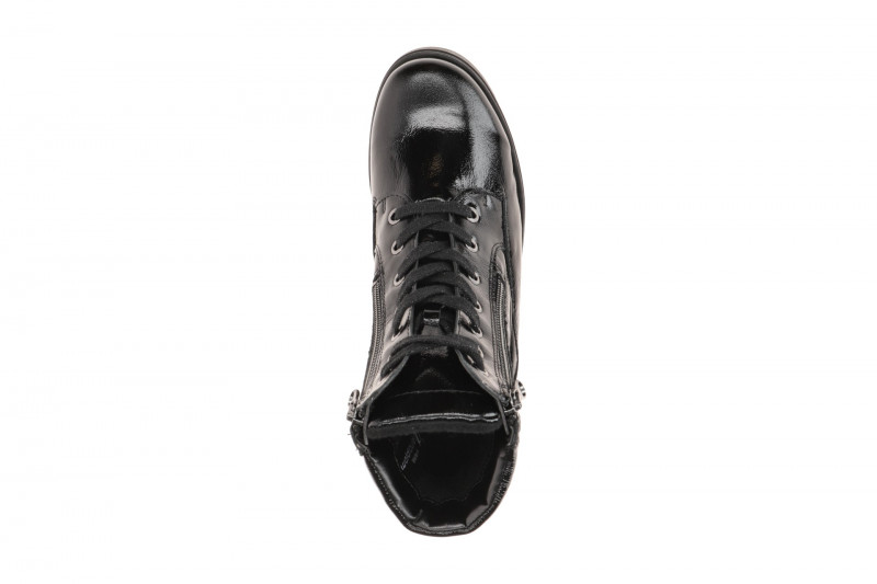 Waldläufer Serena Stiefeletten Boots schwarz Lack H-Weite