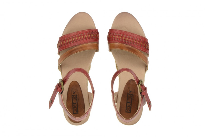 Pikolinos Keil Sandalette - Cullera sandia rot - 976-8111