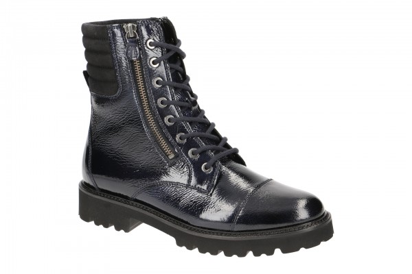 Gabor Fashion Stiefelette blau Lack 31.802.96 | Schuhhaus Strauch