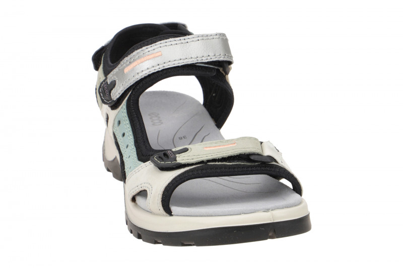 Ecco Offroad Damen Sandale grau grün multi