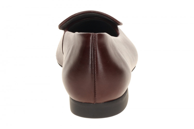 Paul Green Ballerinas dunkelrot wine Leder-Kappe 3792