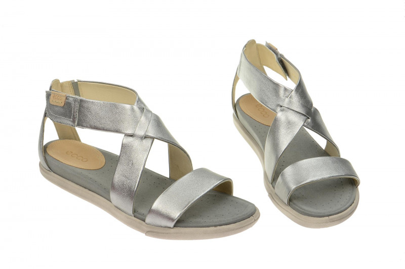 Ecco Damara Sandale alusilver grau 24815301708